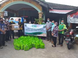 Bantuan APD dr Bank Daerah Gunungkidul bagi relawan kedungpoh